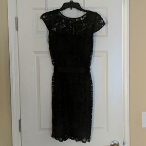 Adrianna Papell Black Cocktail Dress